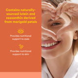 Natural Factors softgel en primer plano destacando textura y fácil ingestión