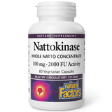 Natural Factors frasco frontal mostrando 60 cápsulas y marca