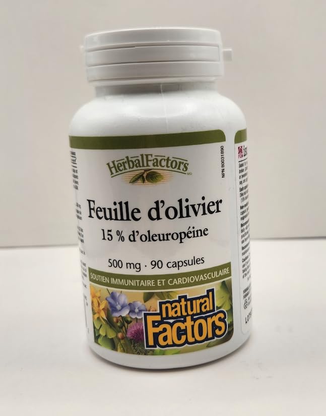 Natural Factors cápsulas distribuidas indicando las 90 unidades
