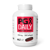 Natural Factors frasco PGX Daily Ultra Matrix vista frontal y beneficio saciedad
