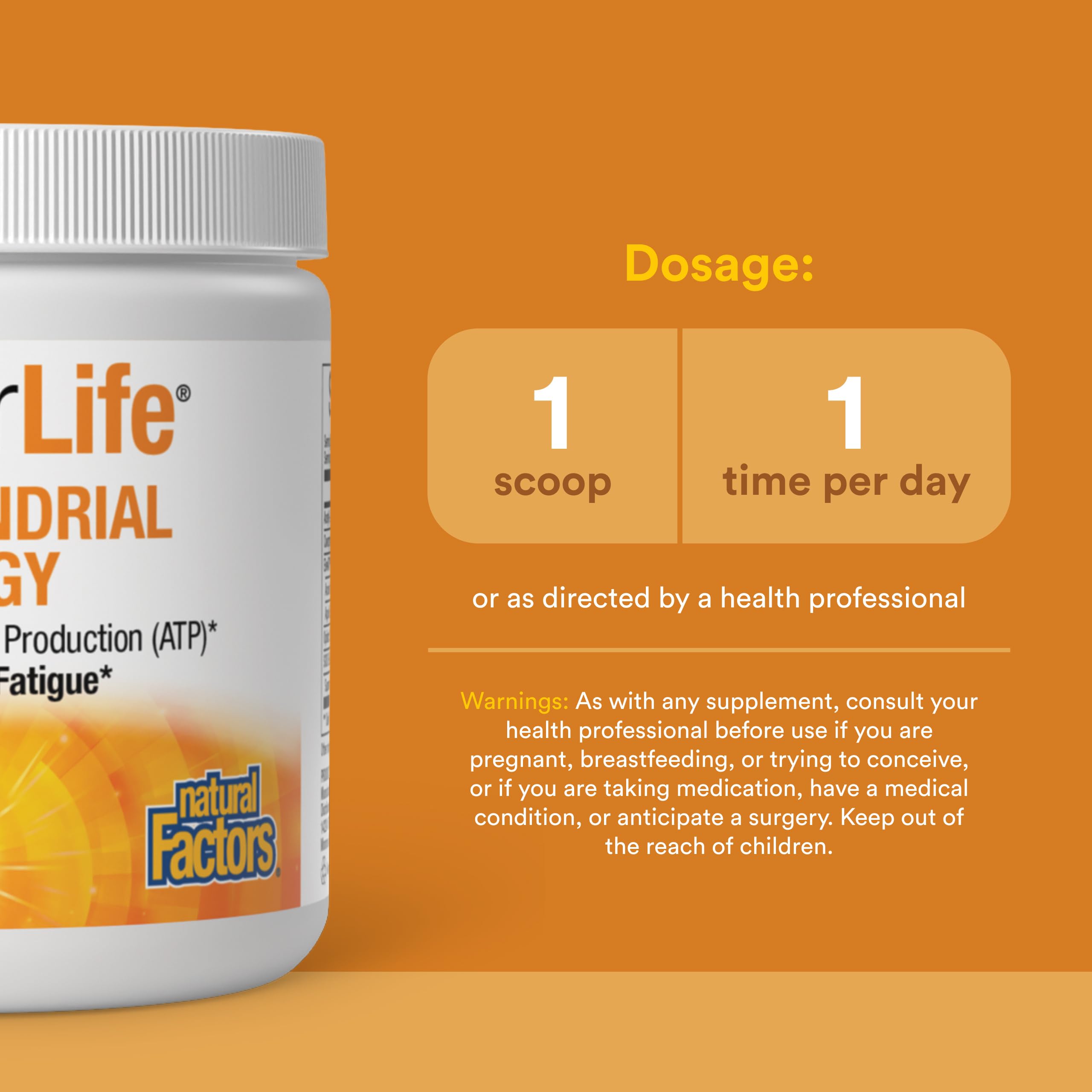 Natural Factors etiqueta nutricional ampliada, evidencia ingredientes y claridad informativa