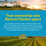 Natural Factors uso del suplemento junto al desayuno para toma diaria