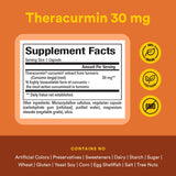 Natural Factors etiqueta de Theracurmin con información nutricional visible y fiable