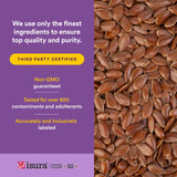 Natural Factors etiqueta con información nutricional y certificaciones claras