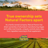Natural Factors oblea junto a desayuno infantil para uso cotidiano