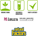 Natural Factors certificado de análisis, garantía de pureza y pruebas