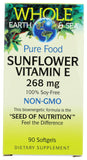 Natural Factors primer plano del aceite de girasol y textura natural
