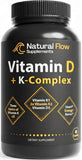 Natural Flow frente del empaque mostrando dosis y 60 cápsulas para confianza