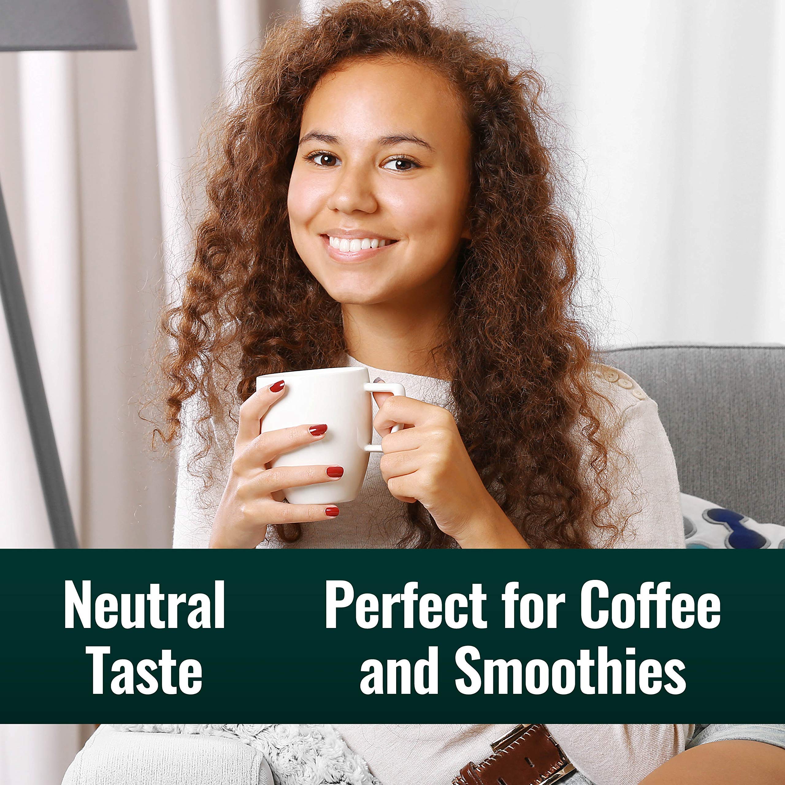 Natural Force aceite en batido mostrando mezcla fácil y perfil sin sabor fuerte