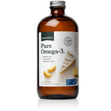 Natural Force botella frontal mostrando etiqueta y vidrio ámbar para protección