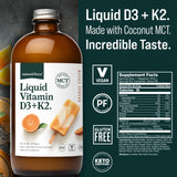 Natural Force botella junto a objeto para comparar tamaño y porciones