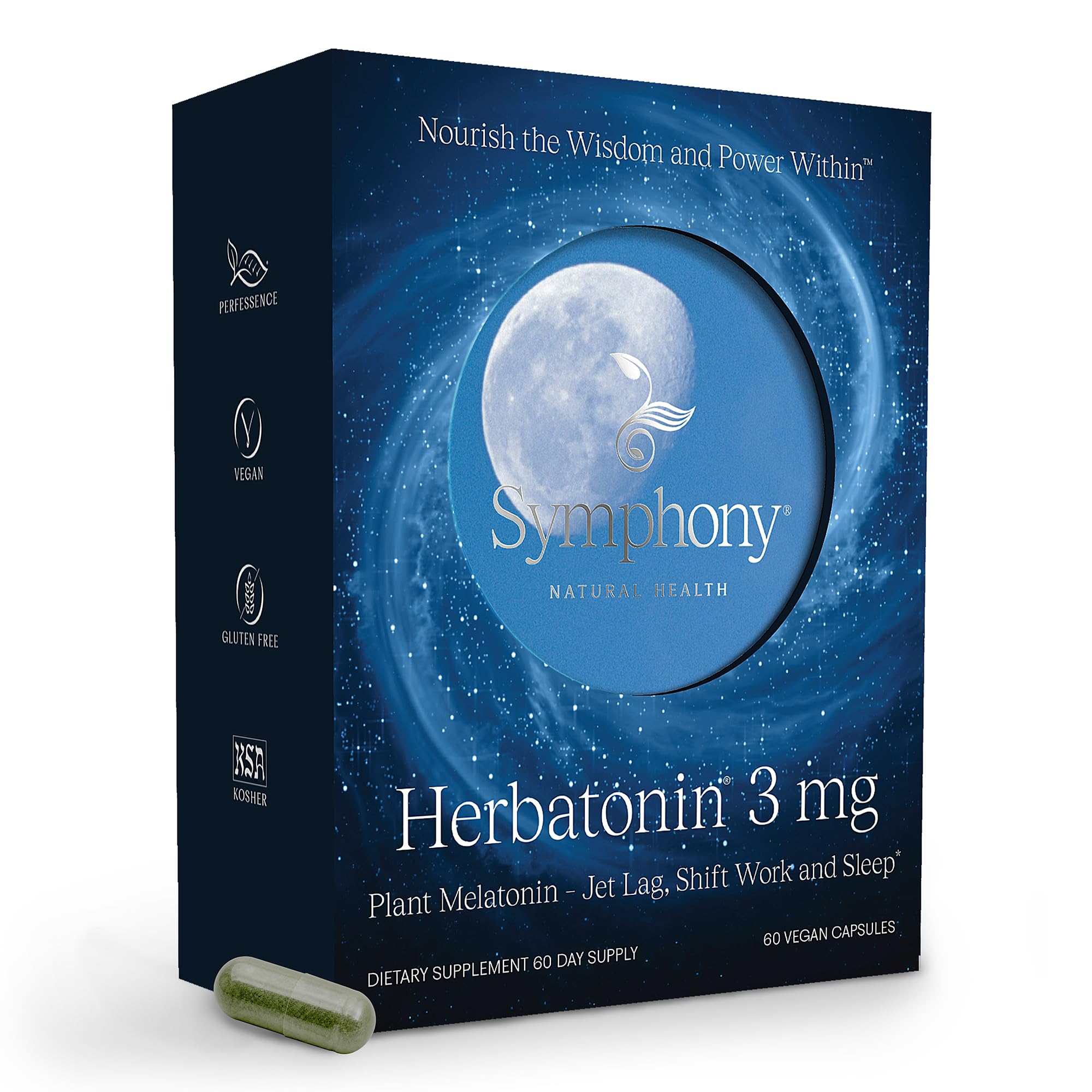 Natural Health International herbatonin frontal del envase mostrando diseño y beneficios