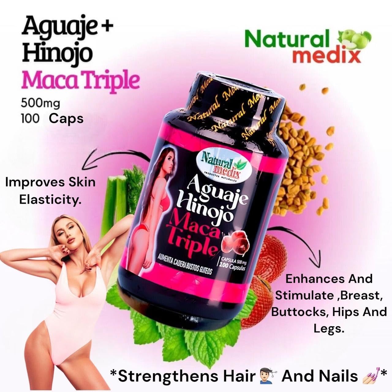 Natural medix cápsulas en mano para fácil consumo y conveniencia diaria