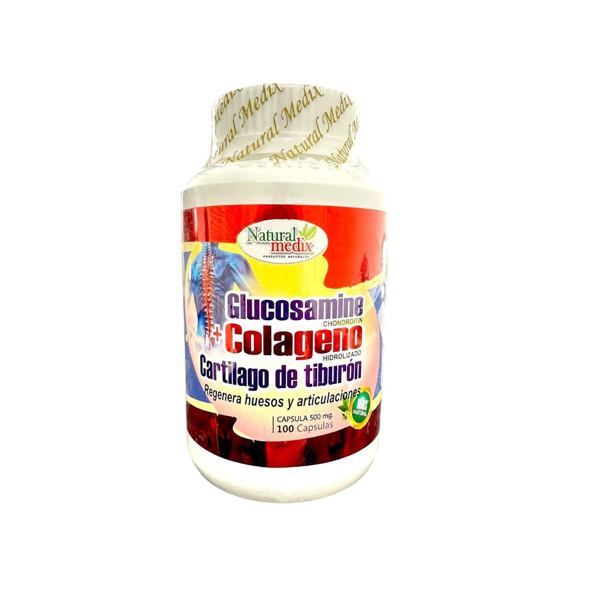 Natural Medix envase frontal mostrando etiqueta y beneficios