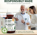 Natural Nutra botella de vidrio reciclable destacando sostenibilidad
