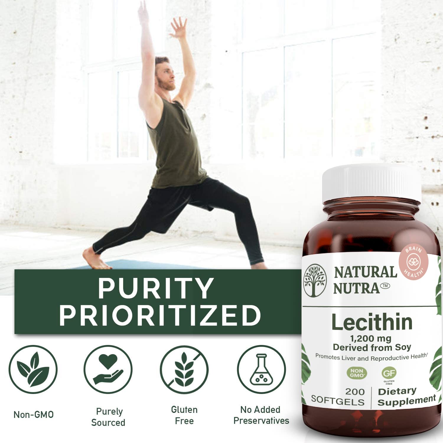 Natural Nutra etiqueta nutricional legible con información clara de ingredientes