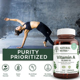Natural Nutra softgels dentro del frasco, beneficio de suministro prolongado