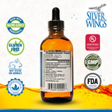 Natural Path Silver Wings gotero en uso midiendo dosis precisa y cómoda