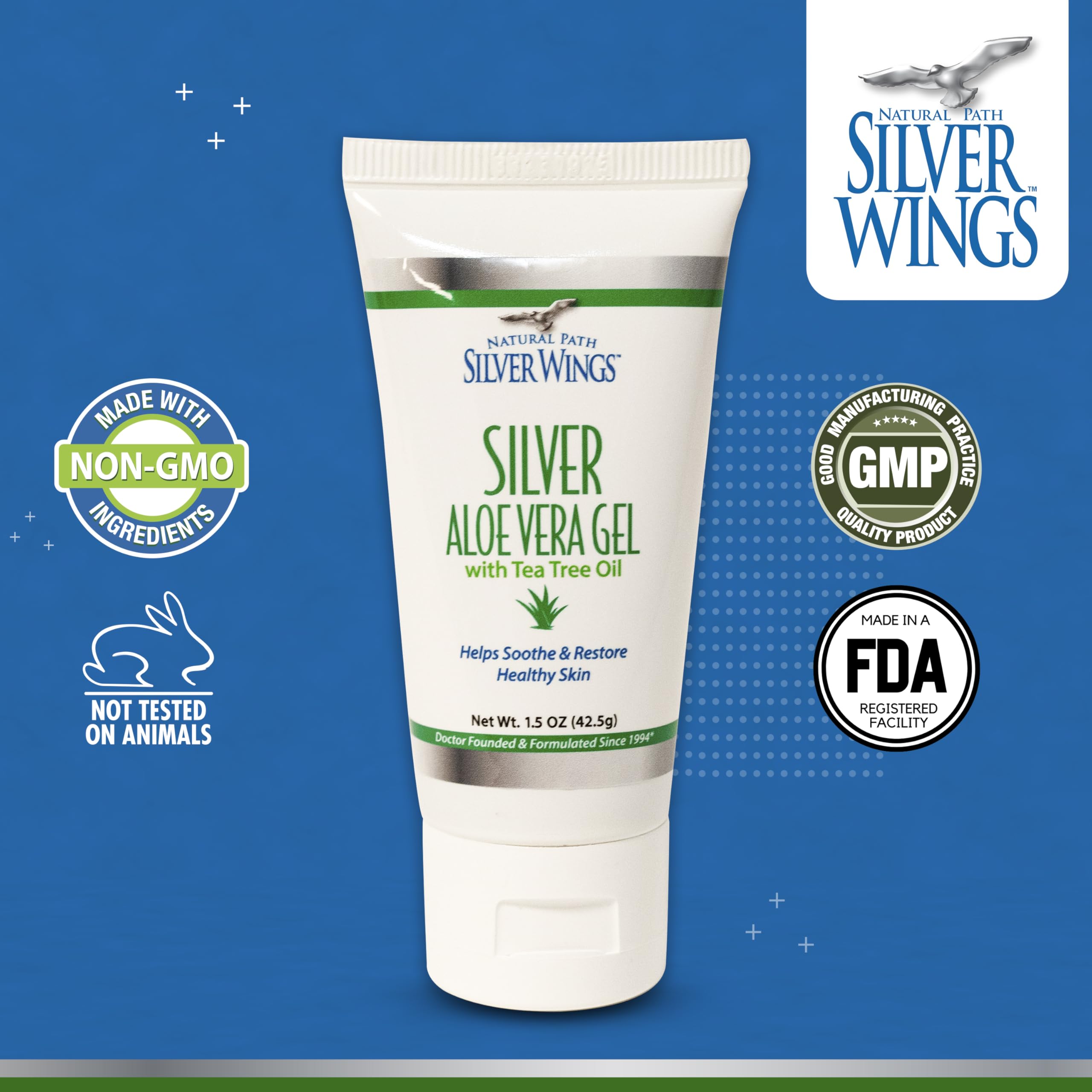 Natural Path Silver Wings textura en gel enfocada para absorción rápida