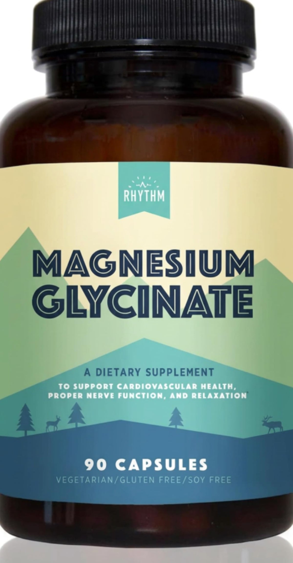 Natural Rhythm frontal del envase mostrando la marca y beneficio de alta absorción