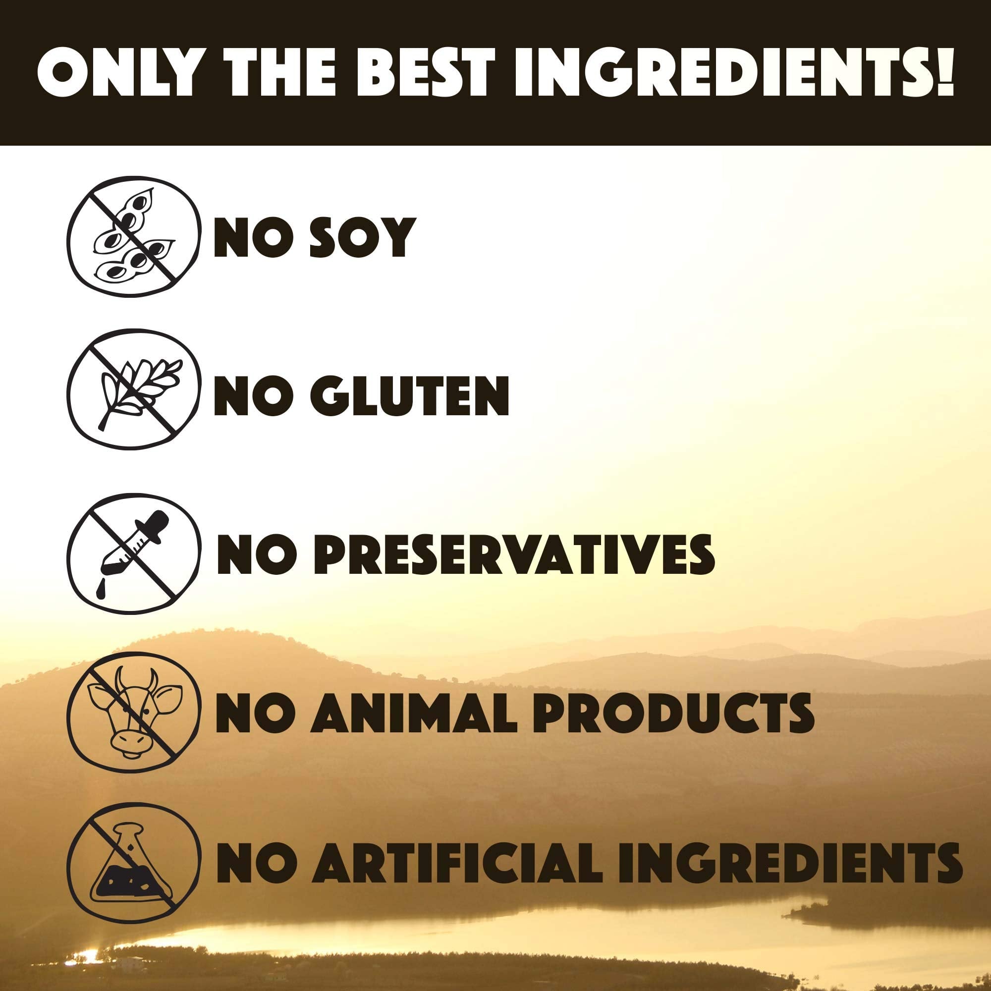 Natural Rhythm etiqueta de ingredientes y tabla nutricional clara y legible
