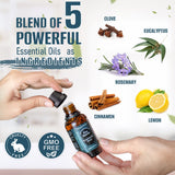 Natural Riches etiqueta detallada con ingredientes para identificación rápida