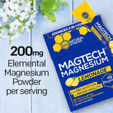 NATURAL STACKS MagTech bebida lemonade preparada en vaso lista para consumir