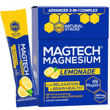 NATURAL STACKS MagTech vista frontal del envase mostrando 20 raciones y marca