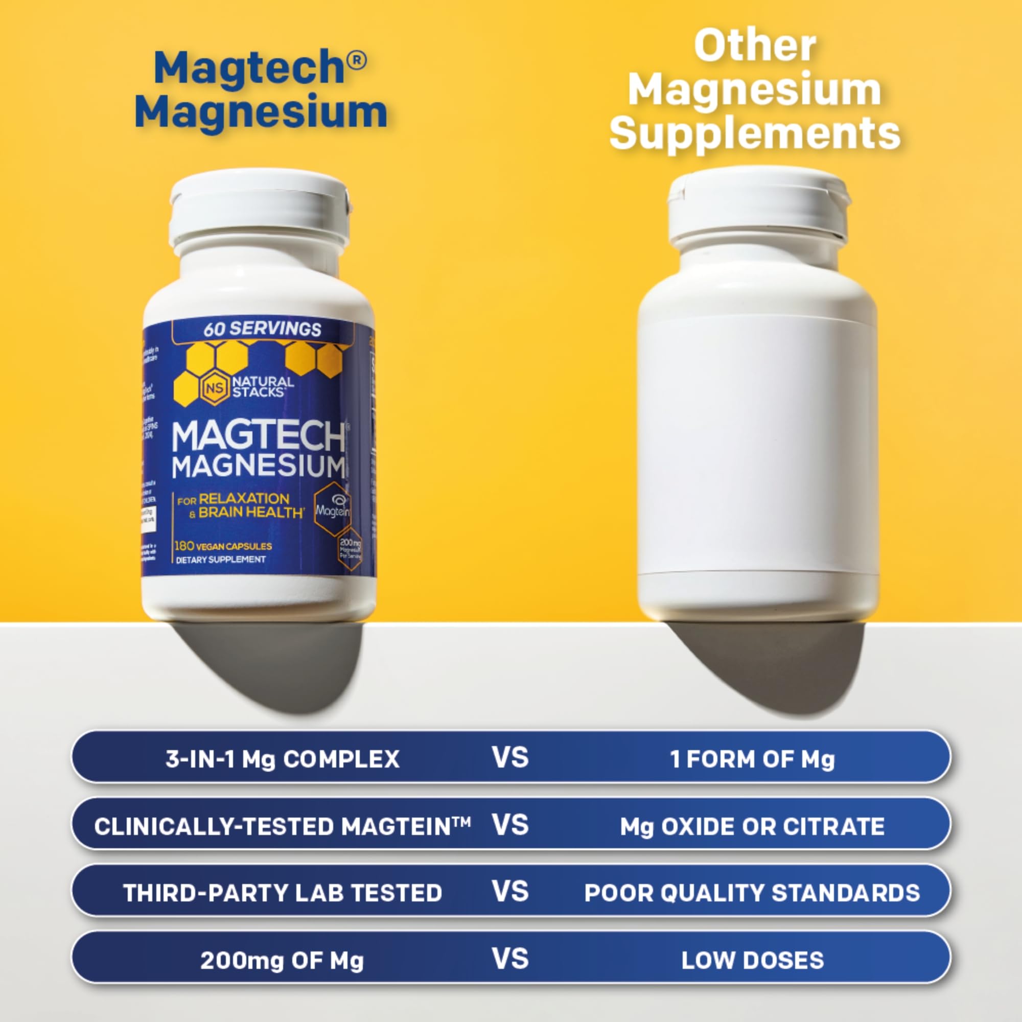 NATURAL STACKS MagTech primer plano de la superficie de la cápsula