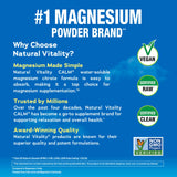 Natural Vitality Calm textura del polvo efervescente que facilita la disolución