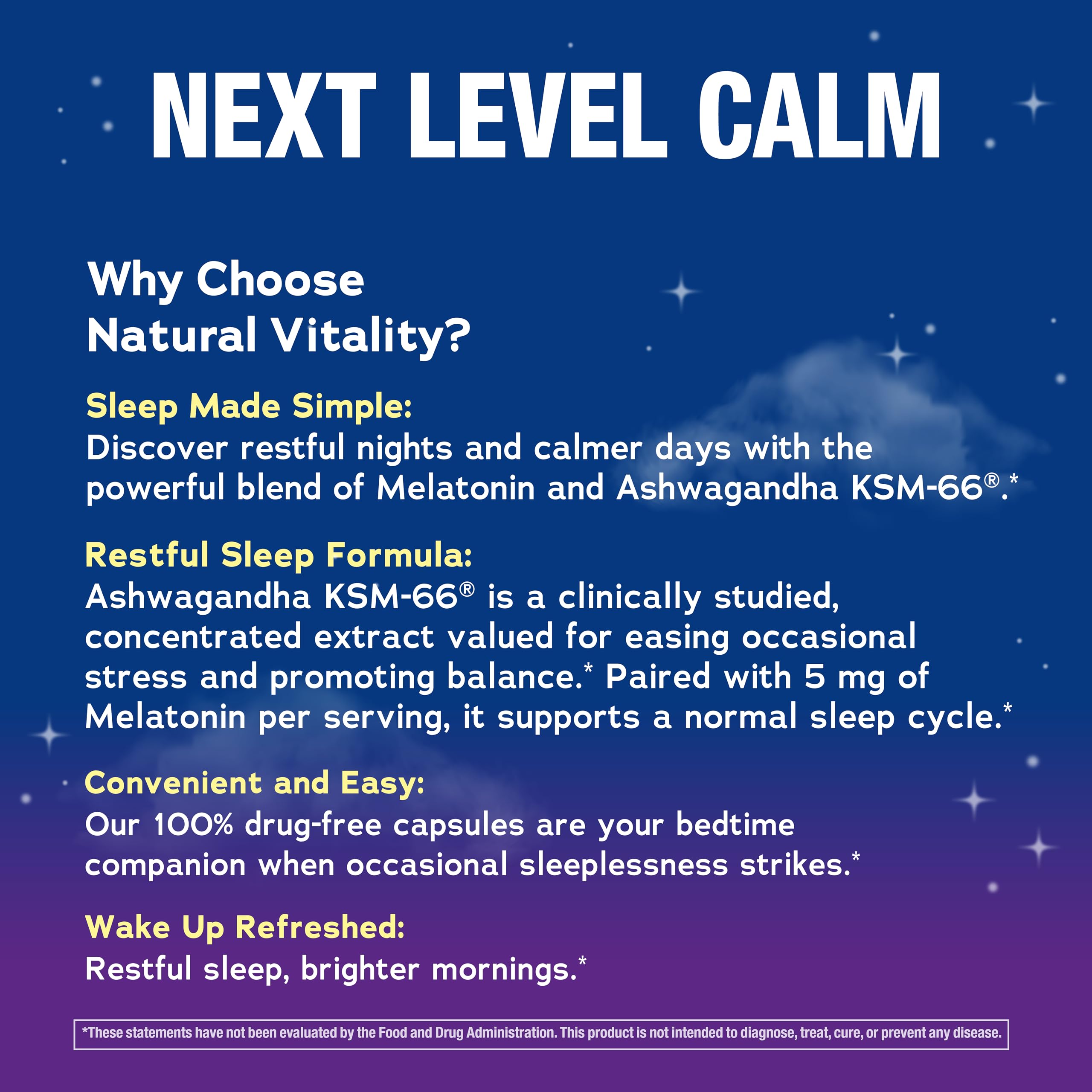 Natural Vitality etiqueta con ingredientes que facilita elección informada