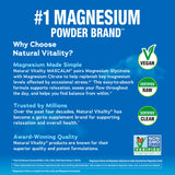 Natural Vitality junto a objetos de escala, visualiza el tamaño de 16 oz
