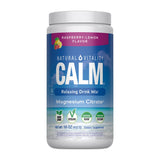 Natural Vitality frasco frente mostrando etiqueta clara y beneficios