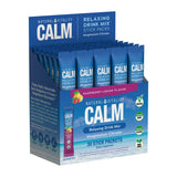Natural Vitality paquete frontal mostrando 30 sobres y beneficios de magnesio