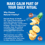 Natural Vitality primer plano de textura de gomita indicando aspecto y frescura