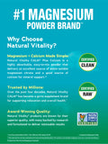 Natural Vitality primer plano del polvo frambuesa-limón demostrando textura fina