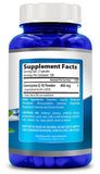 Natural Vitamin CoQ10 envase abierto con cápsulas visibles, facilita control de dosis