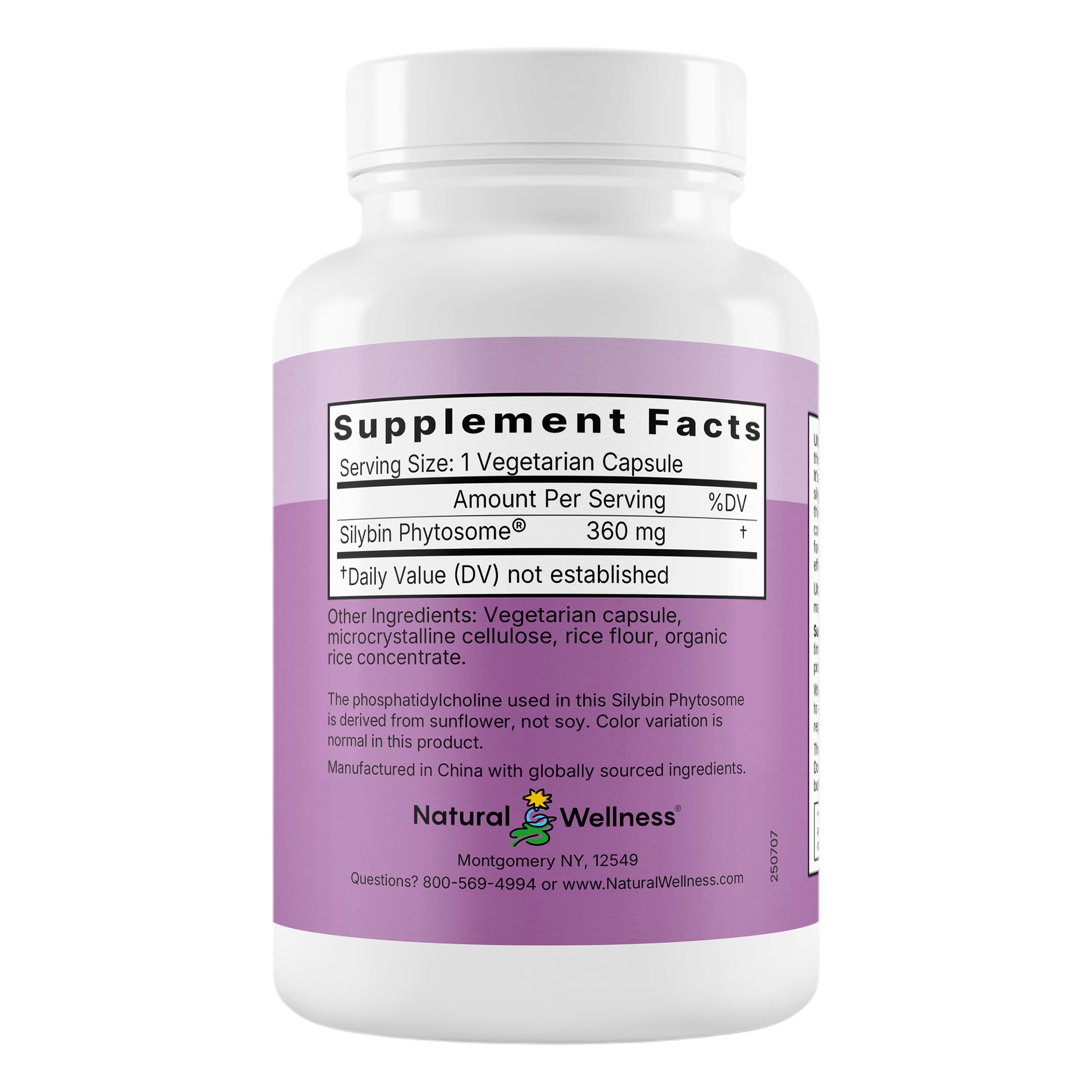 Natural Wellness cápsula abierta mostrando relleno y mejor absorción