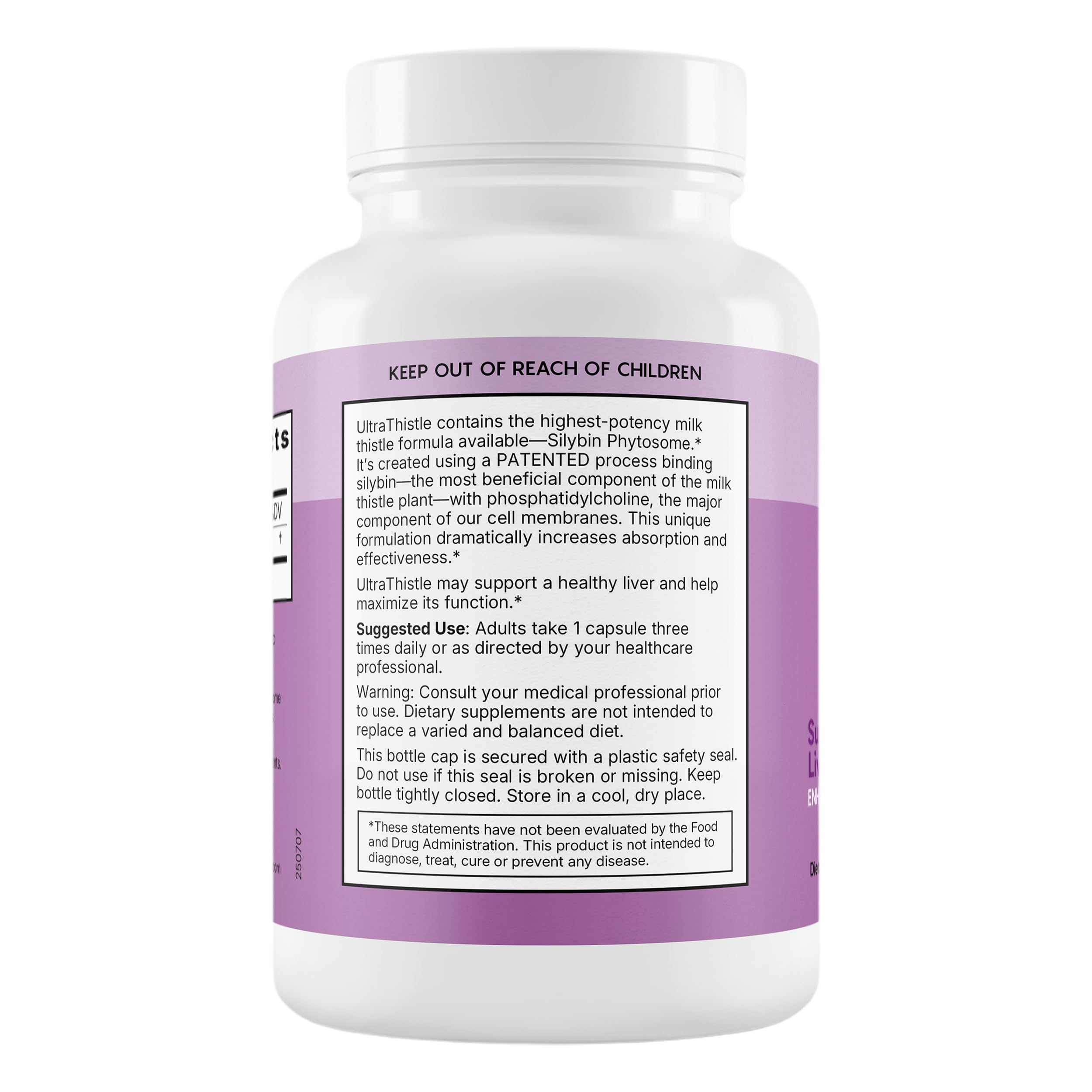 Natural Wellness detalle microscópico de fitosoma destacando pureza