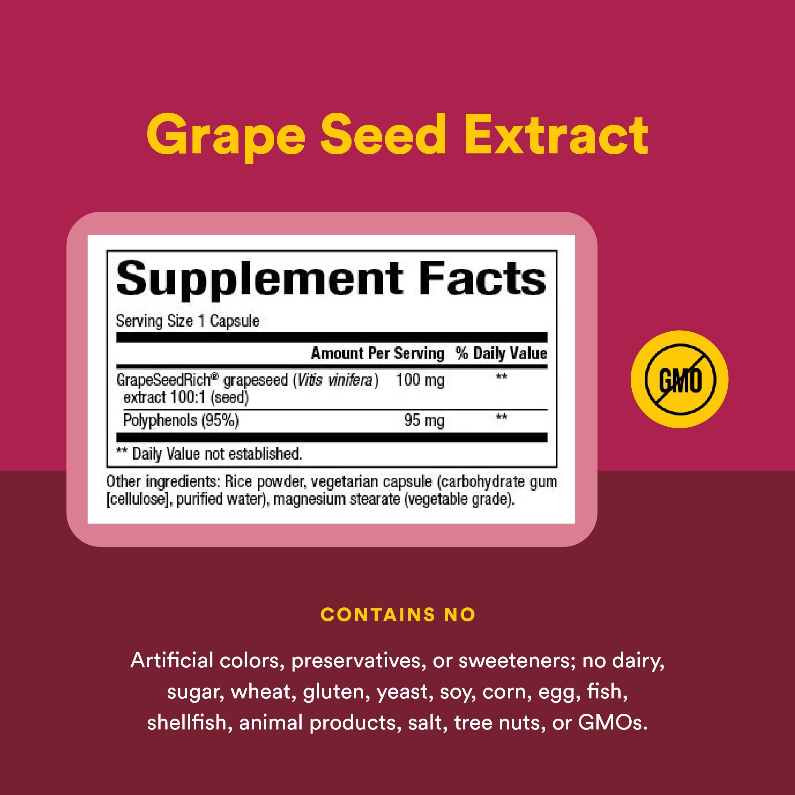 Natural Factors etiqueta con hechos nutricionales y dosis para información clara