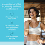 Natural Factors WomenSense primer plano de una cápsula fácil de tragar
