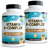 NaturaLife Labs frasco frontal del B-Complex mostrando etiqueta y beneficio de fórmula completa