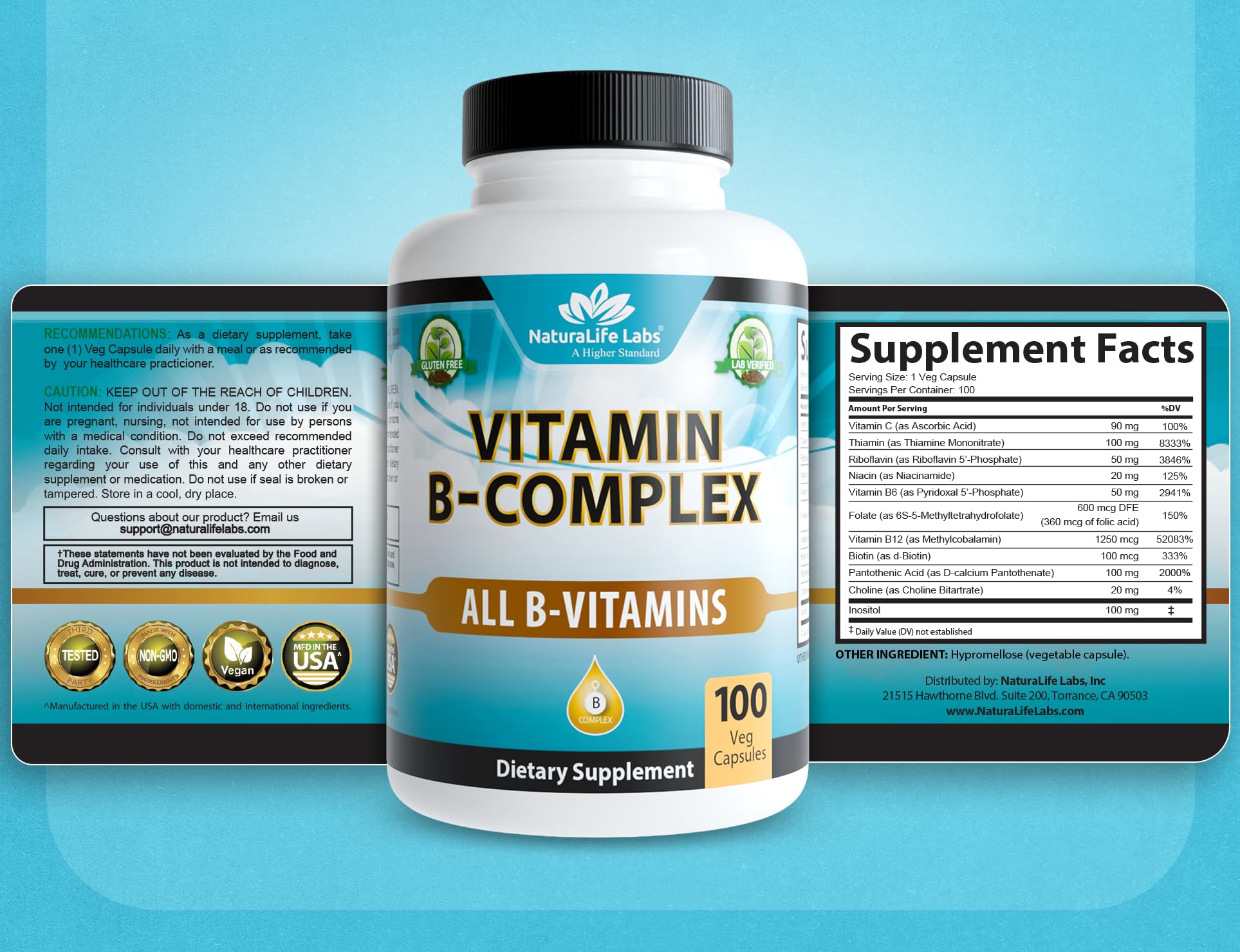 NaturaLife Labs sello GMP y certificaciones para validar calidad y pruebas de terceros