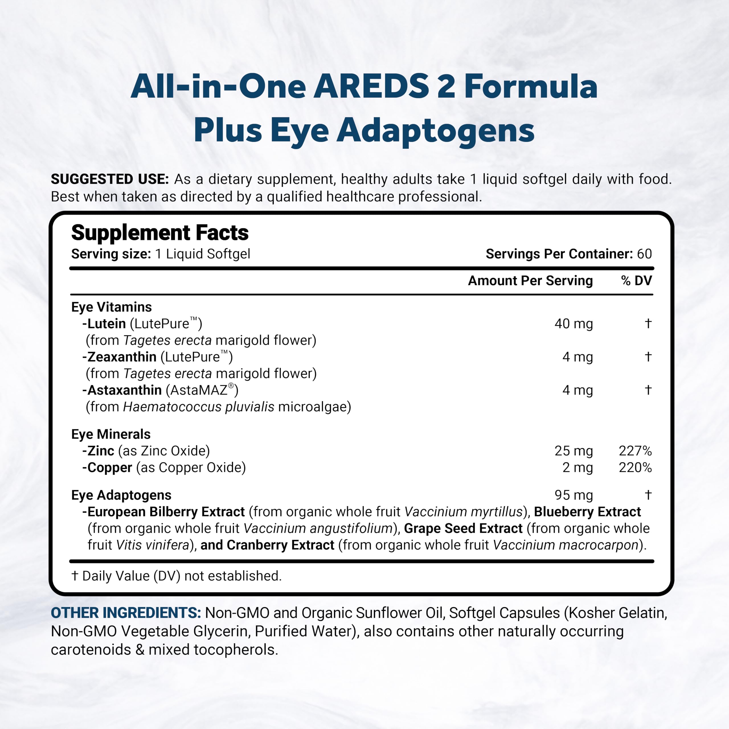 Naturalis Areds2 softgel detalle textura líquida para mejor absorción