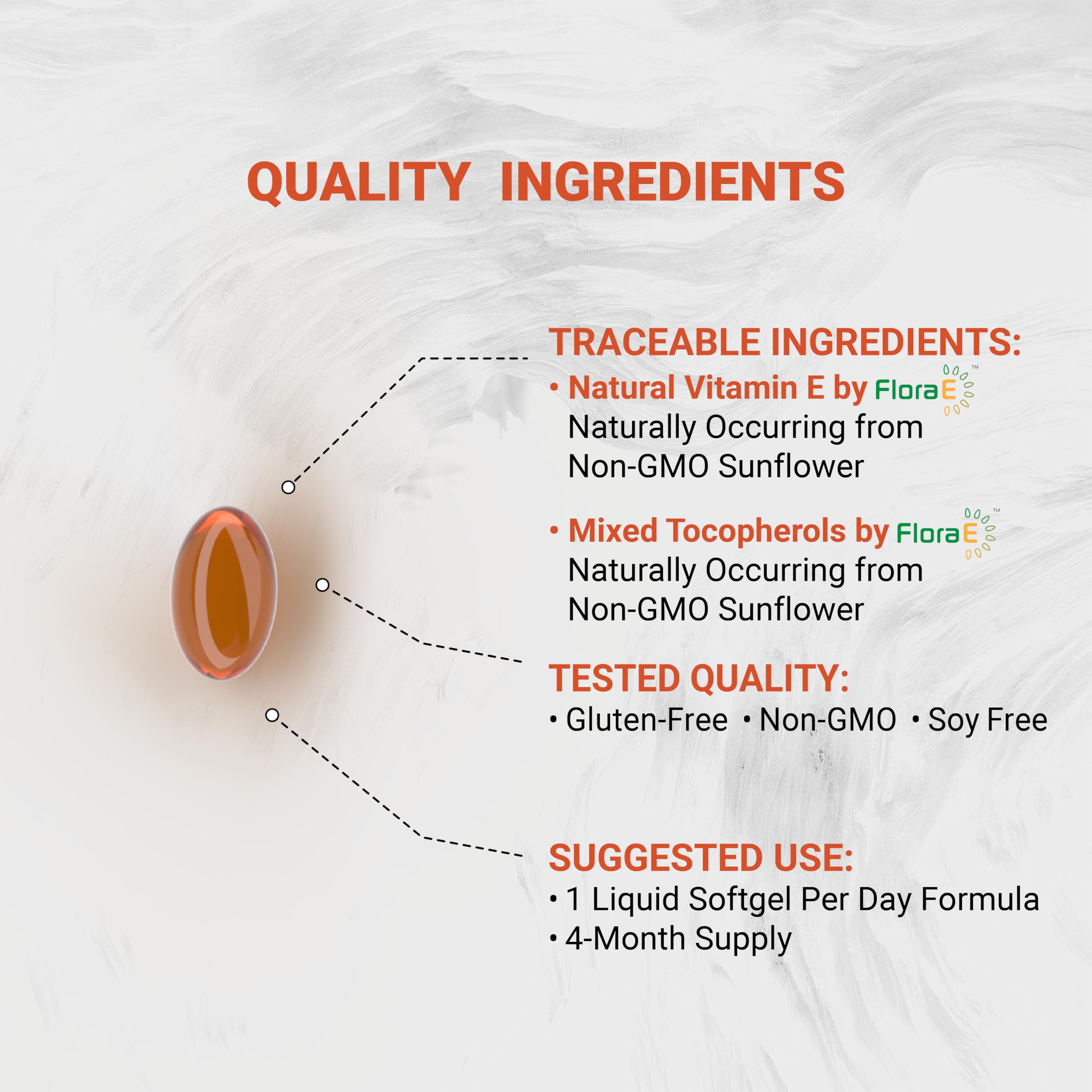 Naturalis softgel brillante en primer plano demostrando pureza