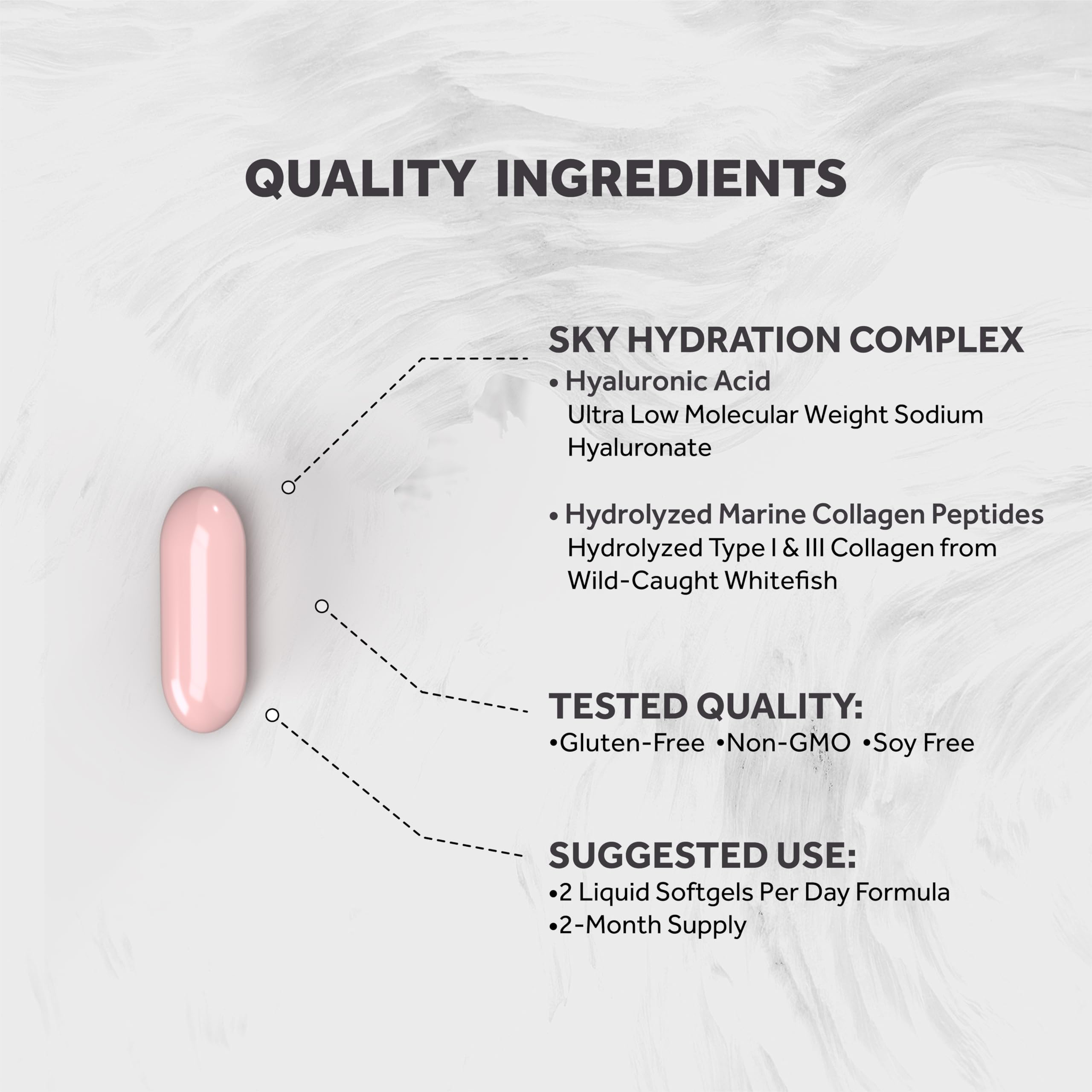 Naturalis softgel en mano mostrando tamaño y facilidad de toma