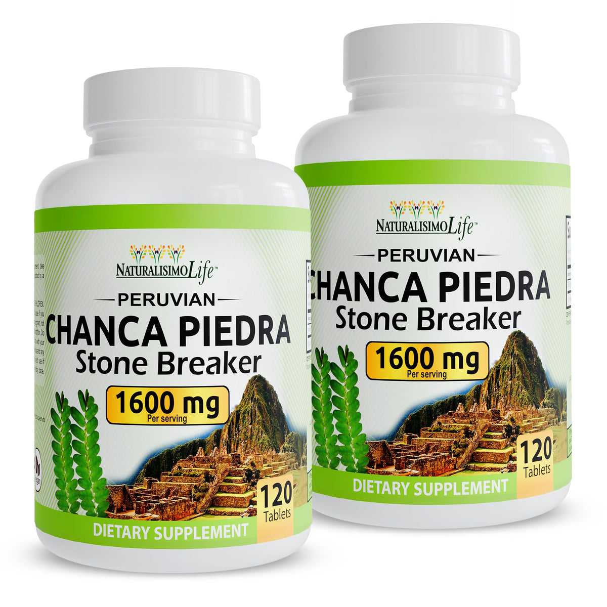 NaturalisimoLife envase frente mostrando diseño y dosis clara