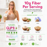 Naturalitá textura del polvo de fibra, muestra solubilidad y calidad