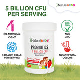 NaturalKids textura de la tableta masticable en primer plano, fácil de masticar