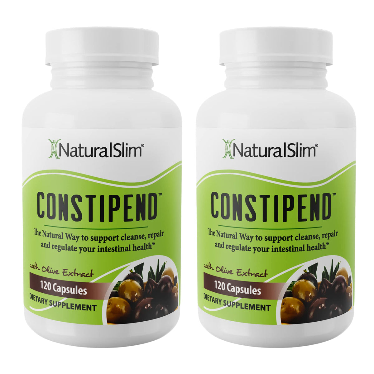 NaturalSlim frente del empaque mostrando 120 cápsulas y beneficios visibles